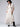 Victorian Lace Puff Sleeve White Maxi Dress
