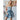 Denim ruffle mini
