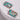 Magnesite or Turquoise Desert Cactus Vertical Bar Earrings