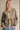 Leopard tie front jacket